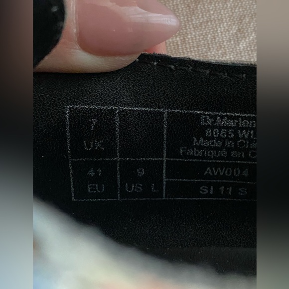 Dr. Martens Air Wair Floral Mash Up Leather Mary Janes Shoes Women's Size 9 - Picture 12 of 16